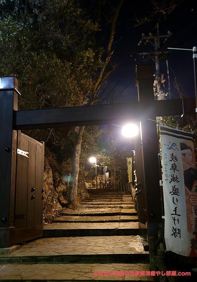kinazan 005 - 一人でまったり夜の金華山（岐阜城）に散歩