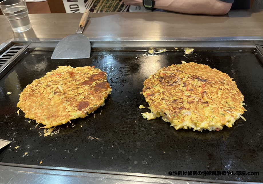 okonomiyaki - 品川での家族葬顔合わせの後のお好み焼きと法多山