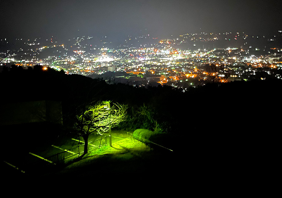 tahara 004 - 深夜の田原 蔵王山展望台と誰もいない熱田神宮散歩